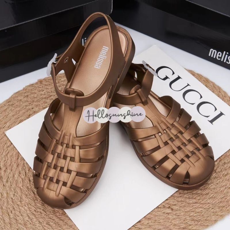 MELISSA SHOES PSS BROWN METALIC WARNA LIMITED JUAL RUGI YA STOCK TERAKHIR Fesyen Wanita Sepatu di Carousell