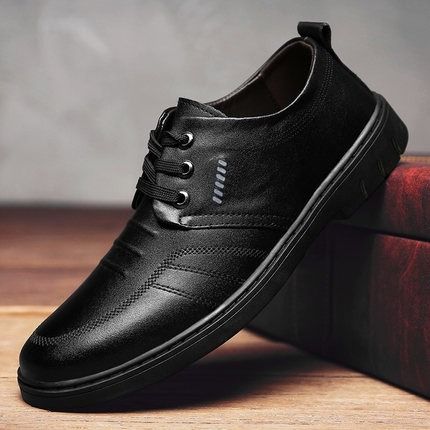 Mens fashion online casual leather shoes
