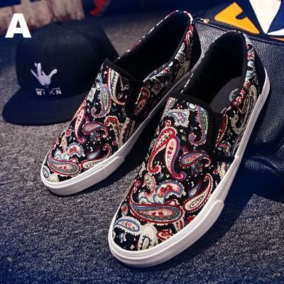 Men's flat canvas shoes sale