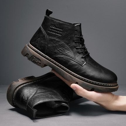 Mens high top lace up boots shop