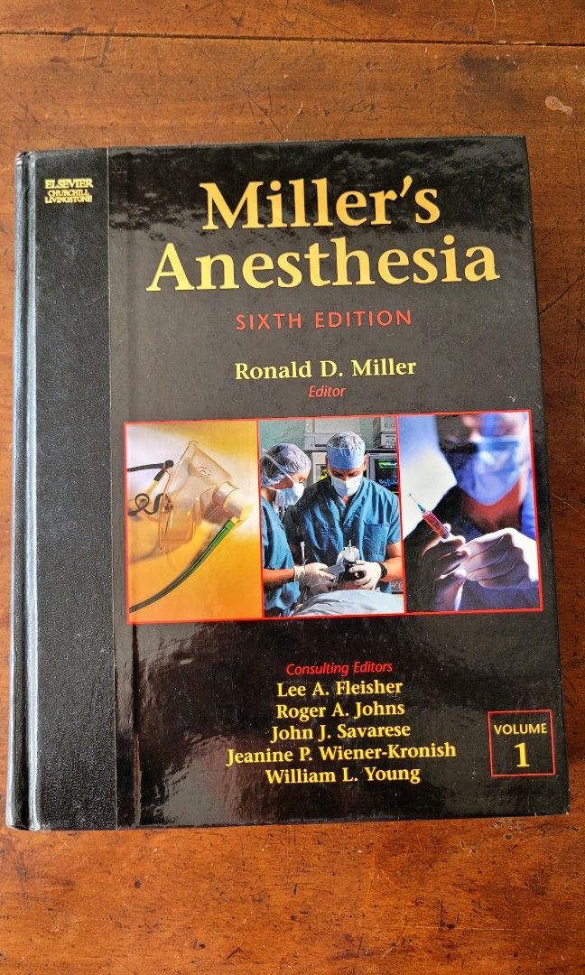 Miller's Anesthesia, Sixth edition, Volume 1 & 2 (bundle purchase), Hobbies & Toys, Books & Magazines, Textbooks on Carousell Miller's Anesthesia, Sixth edition, Volume 1 & 2 (bundle purchase), Hobbies & Toys, Books & Magazines, Textbooks on Carousell