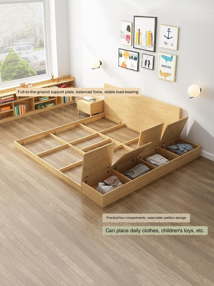 Modern minimalist Japanese tatami bed, Furniture & Home Living, Furniture, Bed Frames