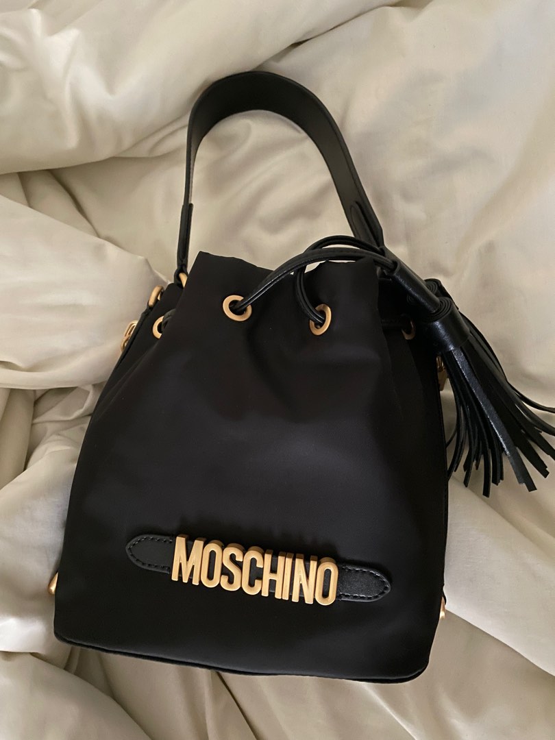 Moschino bucket sling back on Carousell