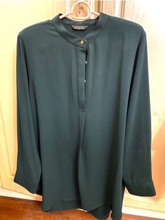 MS READ blouse (dark green) (UK 18)