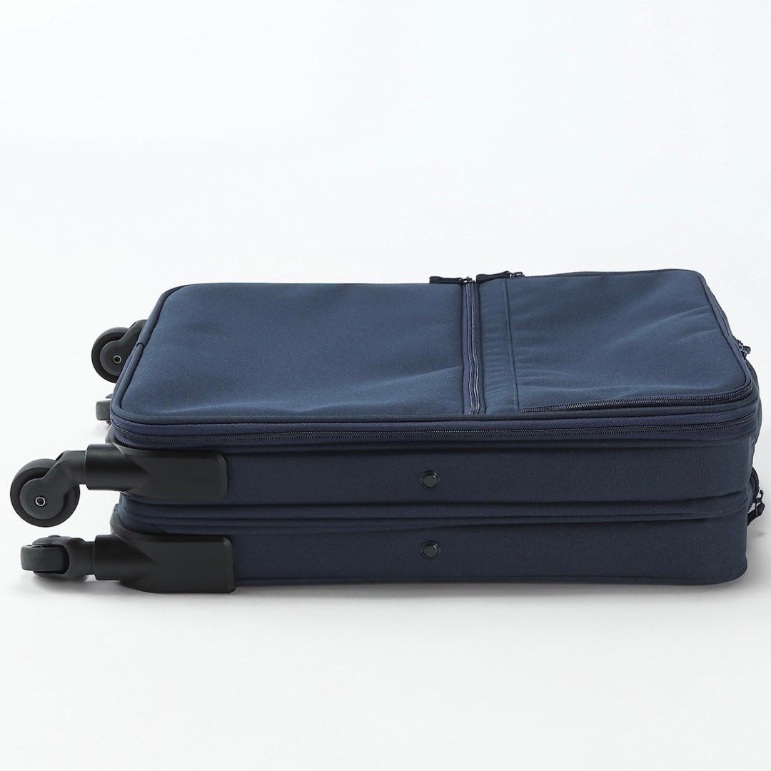 Muji Foldable Luggage Soft Carry Bag, S, Navy, Hobbies & Toys, Travel