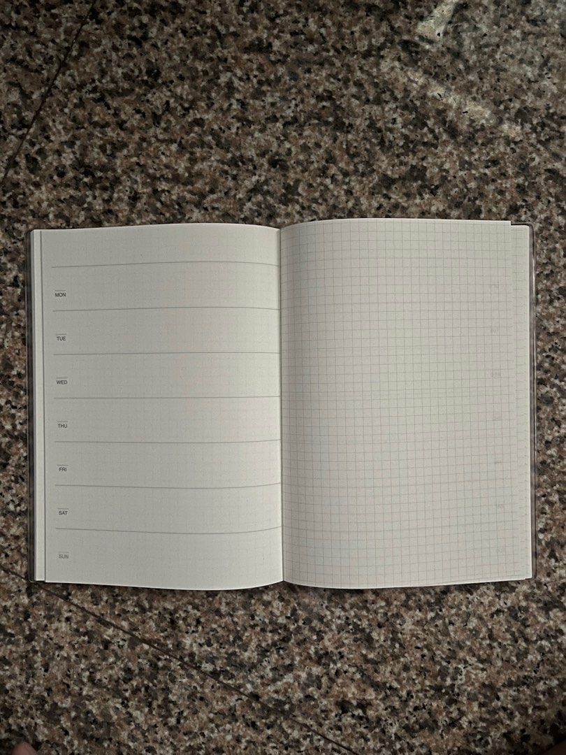 Muji Planner Scheduler, Hobbies & Toys, Stationery & Craft, Stationery