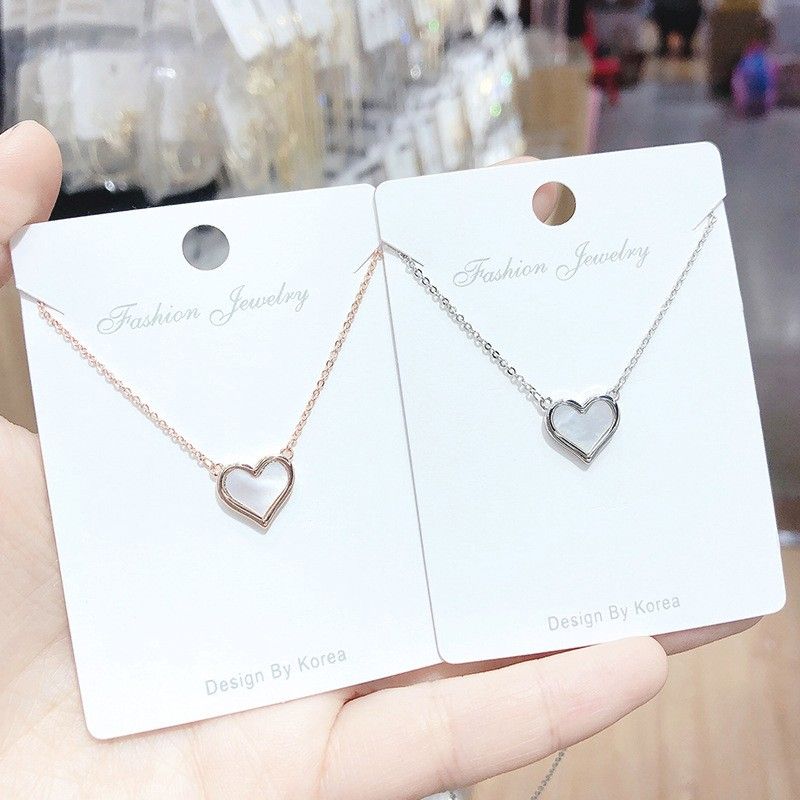 White trendy necklace hot sale