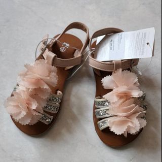 NEW Mothercare Flower Shoes sz 24