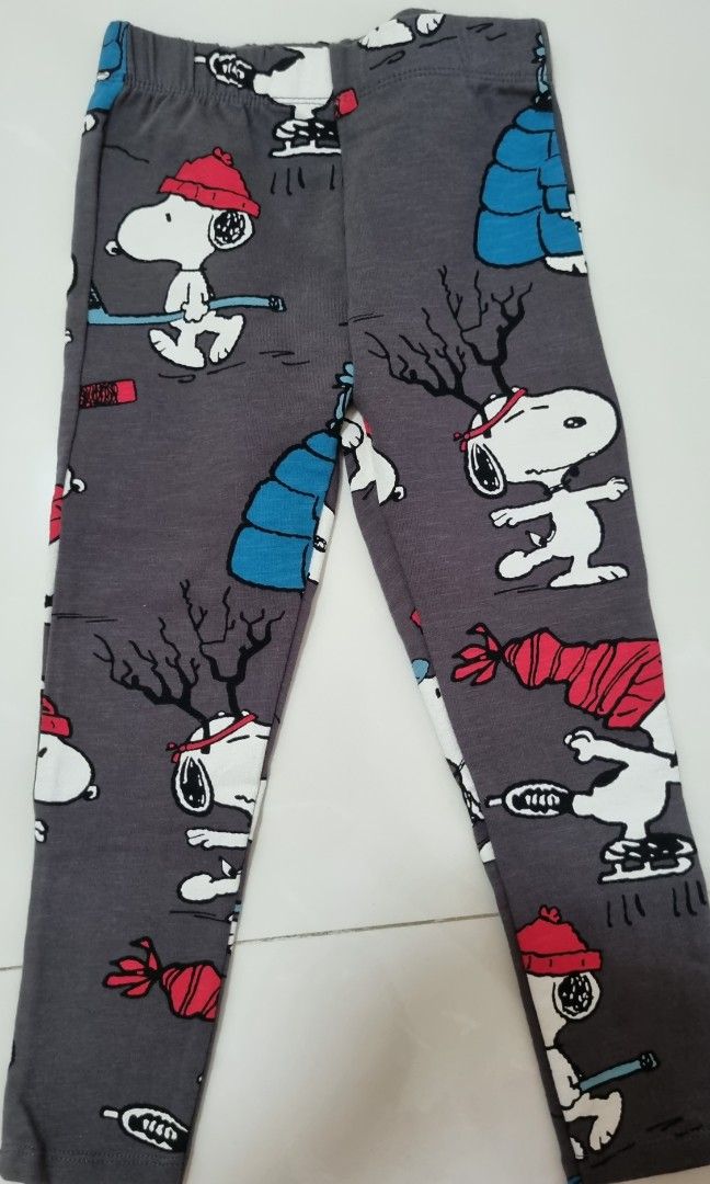 New snoopy leggings, Babies & Kids, Babies & Kids Fashion on Carousell