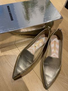 Nicholas Kirkwood Gold Shoes