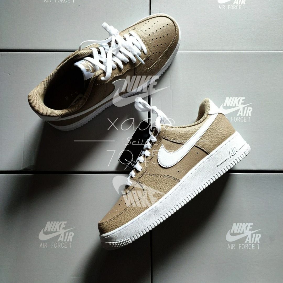 NIKE 耐克AIR FORCE1 LOW Air Force 1 low 07 卡其白27.5cm US9.5 with