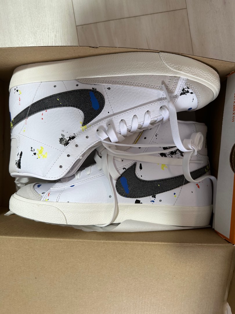 blazer mid paint splatter