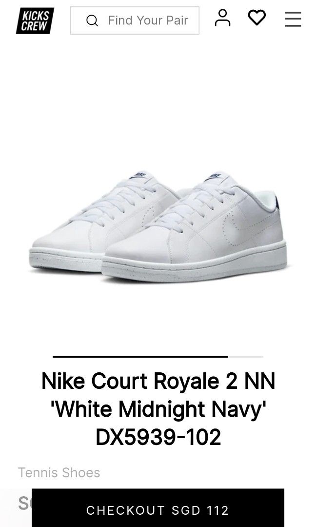 Nike Court Royale 2 NN 'White Midnight Navy' DX5939-102 - KICKS CREW