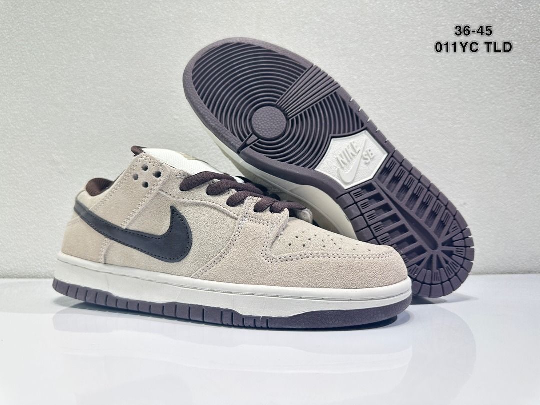 nike dunk low light brown