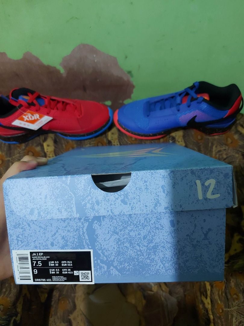 Nike JA 1 EP Ja Morant Hunger Royal Blue Red Men Basketball Shoes  DR8786-401