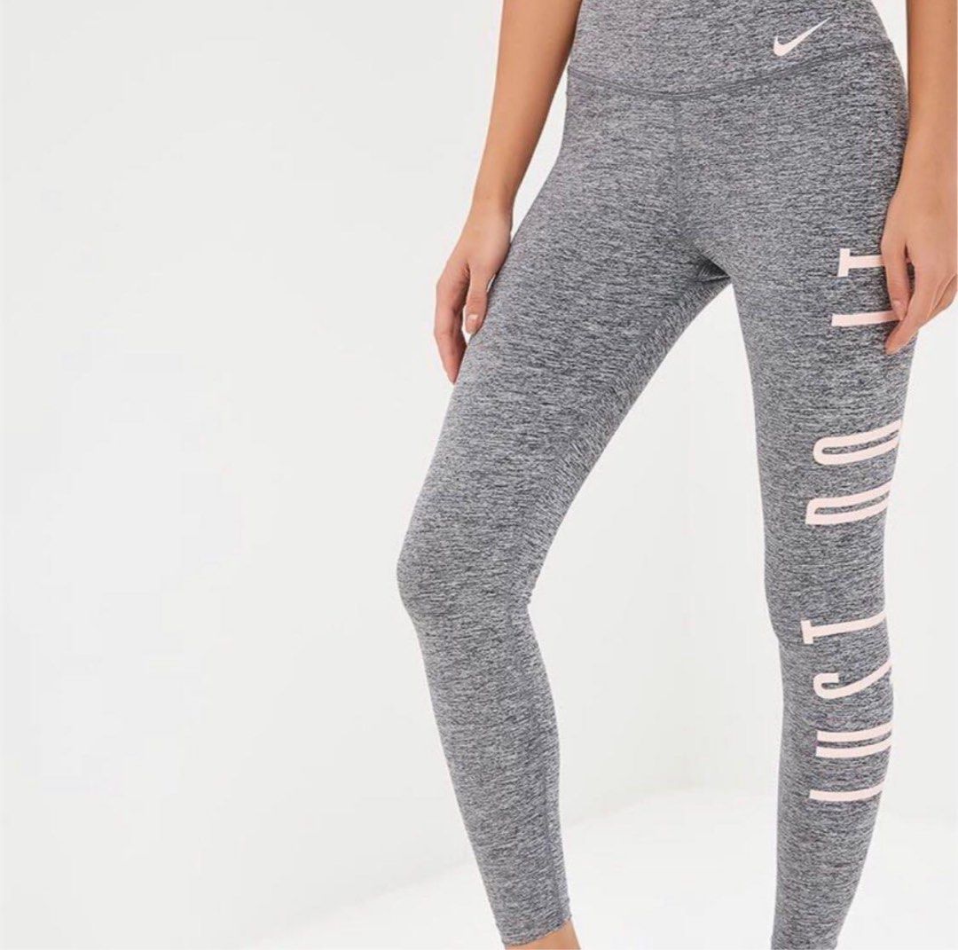 Nike Mid-rise Tights (Just Do It) - Size XL, Women's Fashion, Activewear on  Carousell