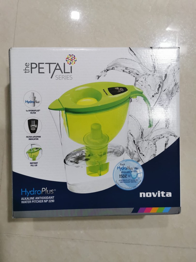 Novita Hydroplus Alkaline Antioxidant Water Pitcher, TV & Home