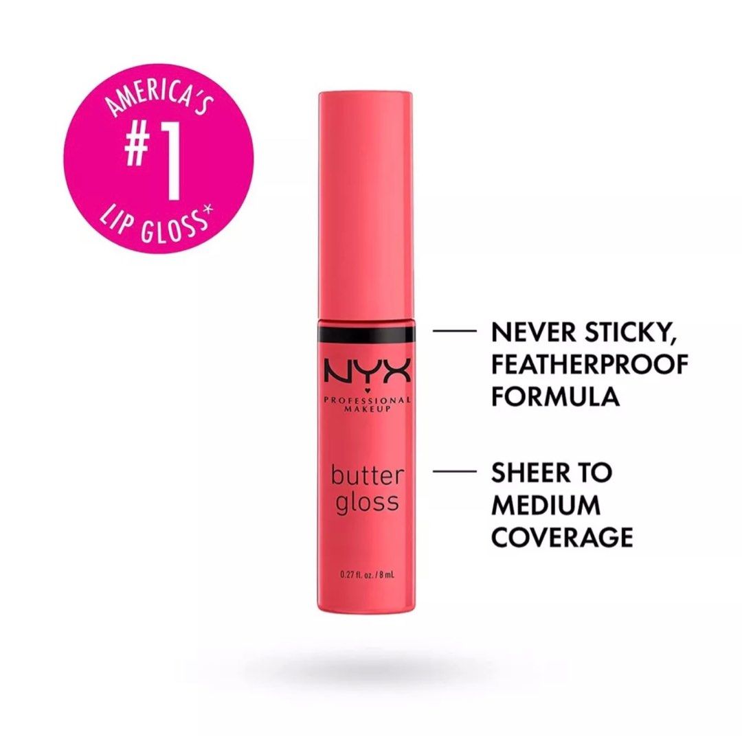 NYX butter gloss, Beauty & Personal Care, Face, Makeup on Carousell