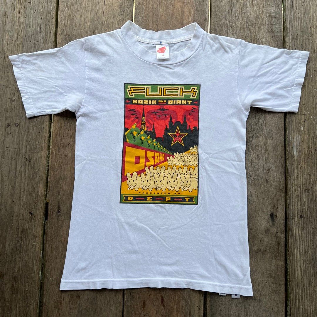 Obey x Frank Kozik T-shirt, Men's Fashion, Tops & Sets