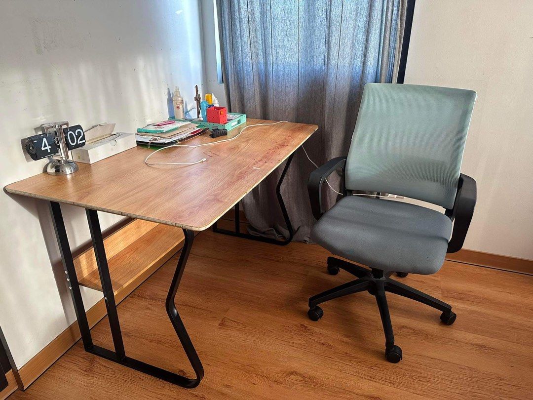 Office Table and Chair on Carousell