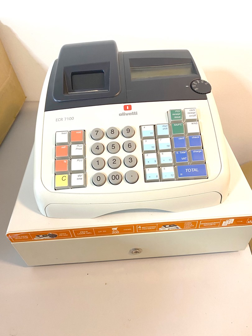 Olivetti Cash Register Machine, Computers & Tech, Office & Business