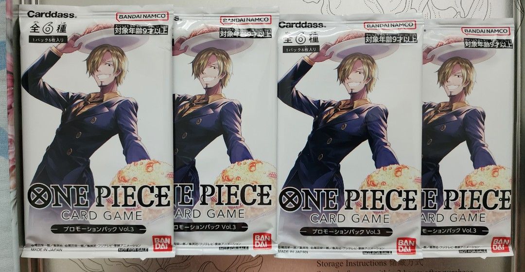 One Piece TCG - Promotion Pack Vol.3, Hobbies & Toys, Toys & Games on  Carousell