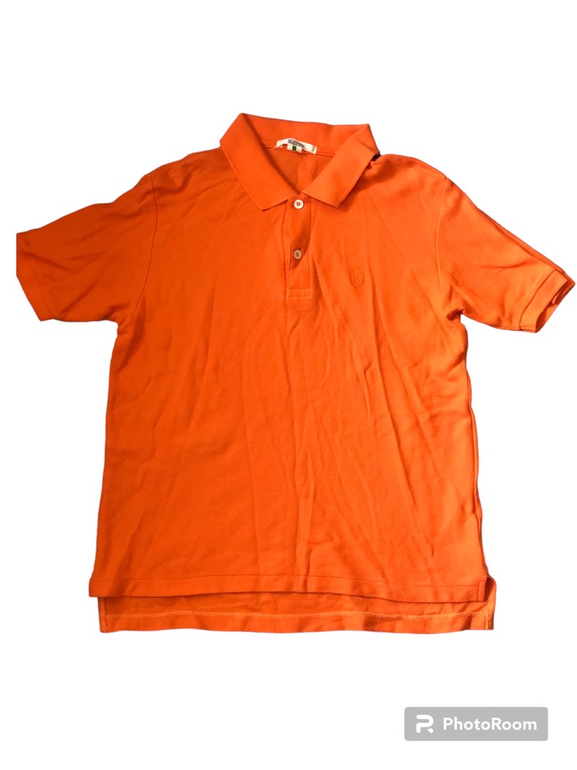 Orange Polo Shirt on Carousell