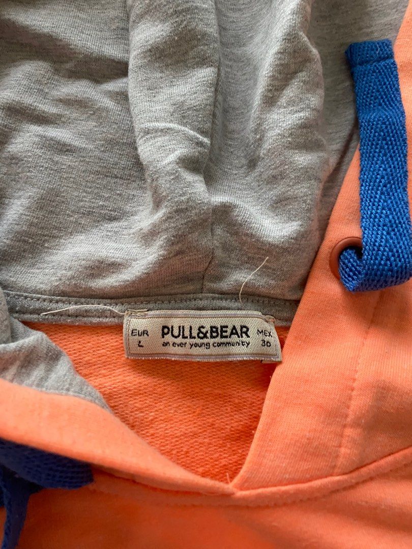 Pull and bear orange hoodie sale