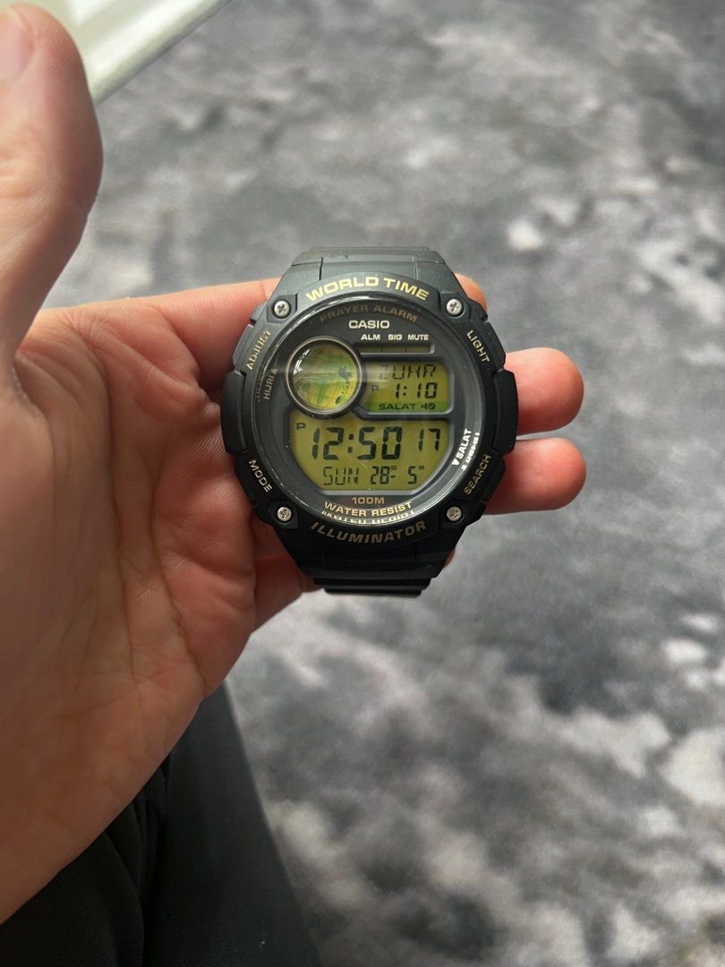 Jam casio world time clearance