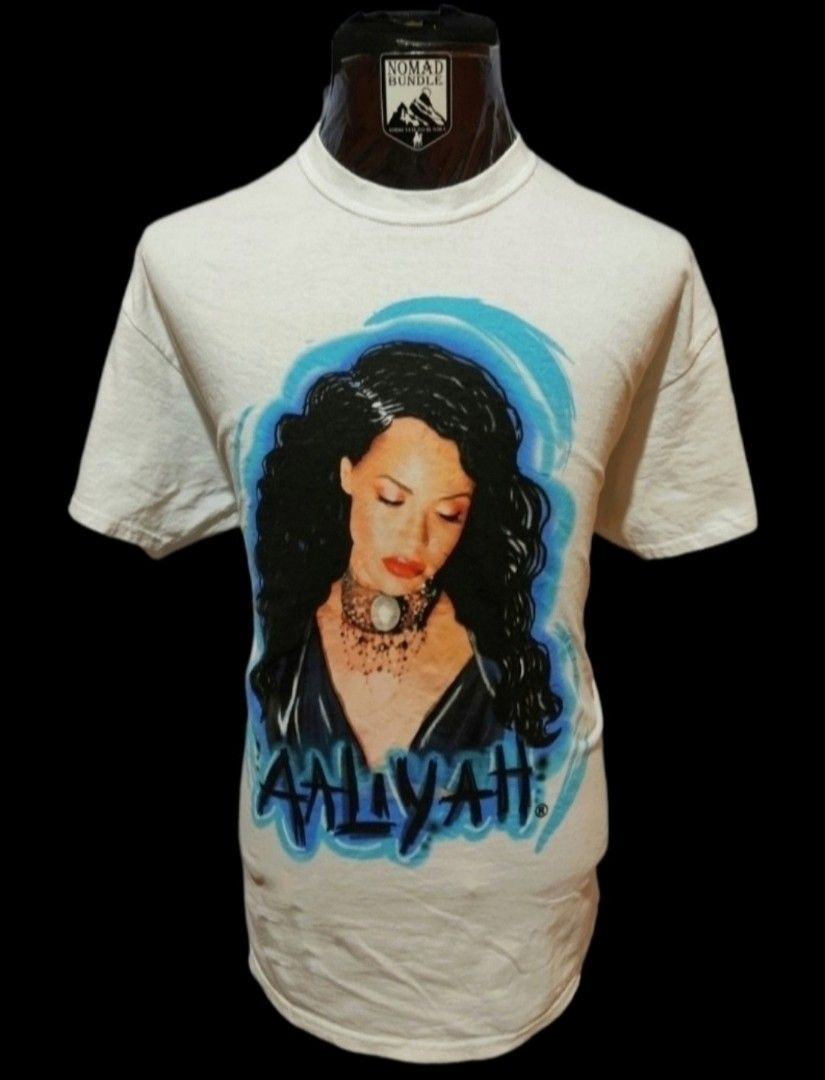 T-shirt Officiel Aaliyah Trippy - Homme/Unisexe, 100% Coton Ample, Neuf Avec étiquette