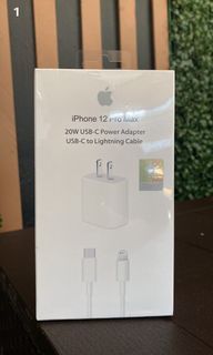 ORIGINAL‼️IPHONE CHARGER 12 PRO MAX 20W ADAPTER AND TYPE-C TO LIGHTNING CABLE FAST CHARGING