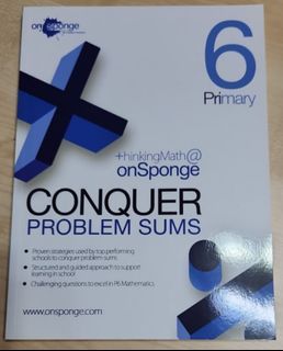P6 thinkingMath@onSponge ConquerProblem Sums (Brand New)