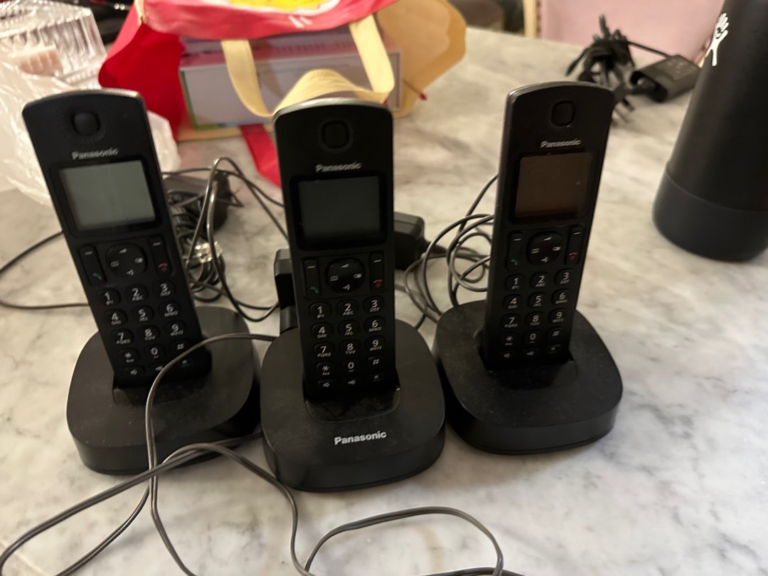 Panasonic Cordless Phone 3 sets, Mobile Phones & Gadgets, Other Gadgets