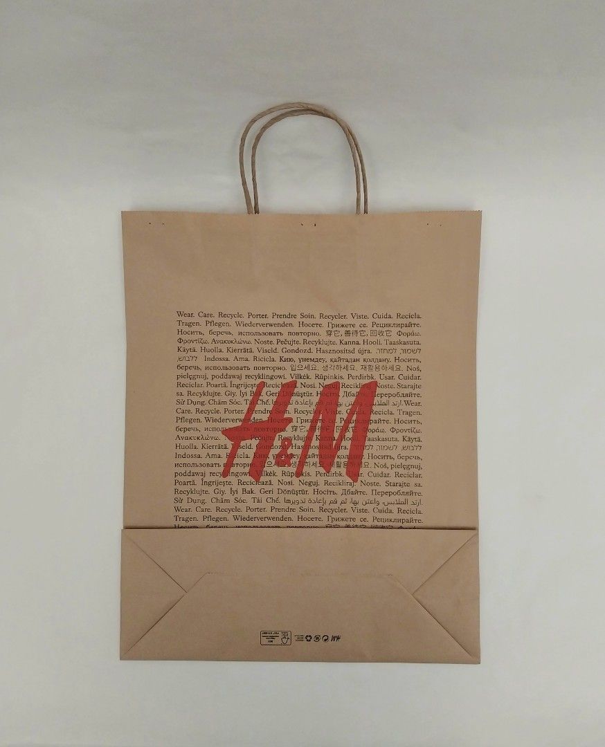 Paper Bag Porter Shopping Bag Maple Shopper Bag Black Edition