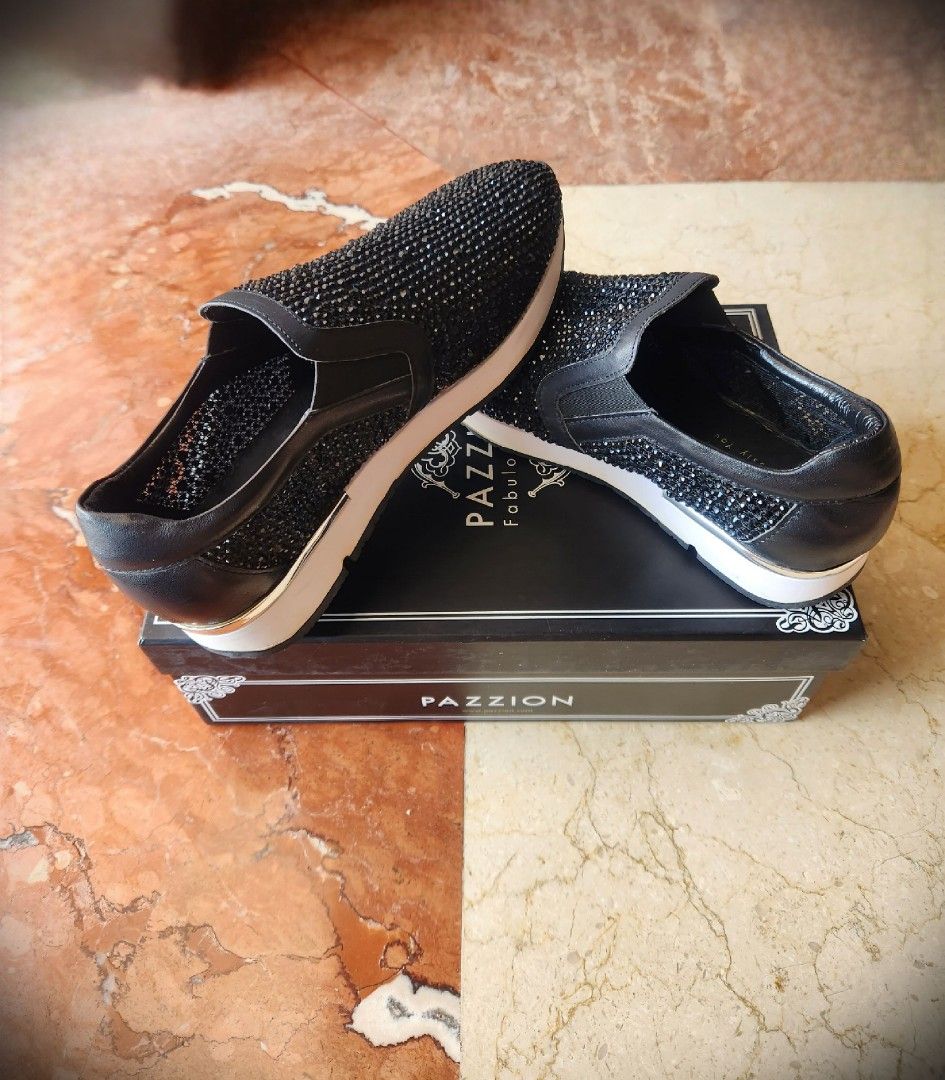 Pazzion Sneakers with Glitter Women s Fashion Footwear Sneakers on Carousell