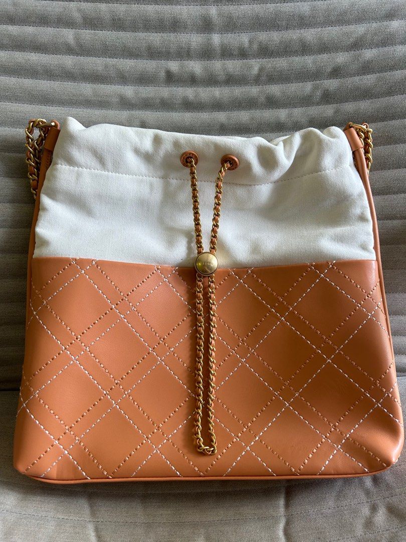 Pedro Cala Quilted Drawstring Tote, Women's Fashion, Bags
