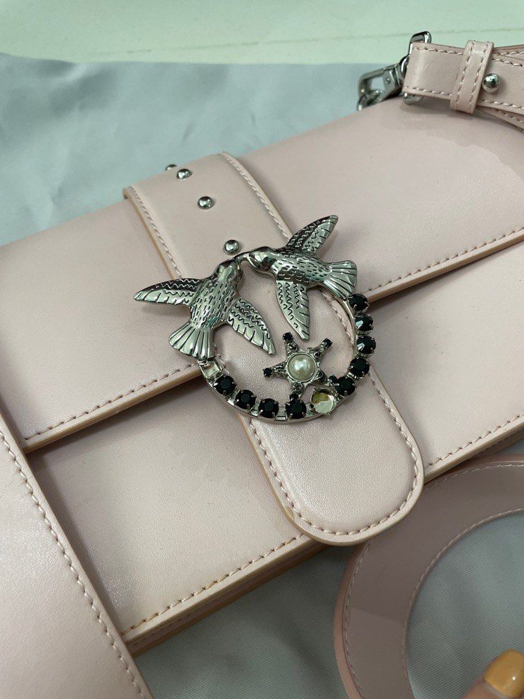 On Sale Pinko love bag authentic light pink Luxury Bags