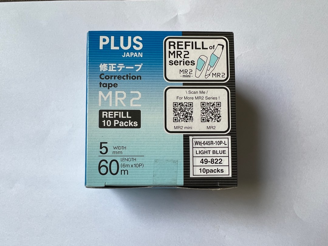 PLUS MR2 Correction tape refill, Hobbies & Toys, Stationery & Craft