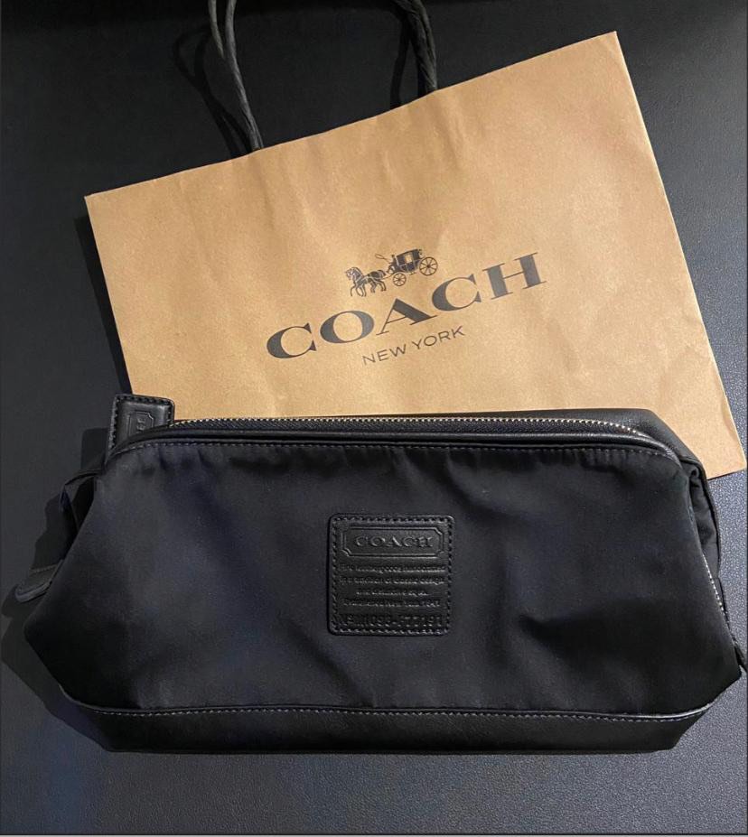 Coach men's online toiletry bag