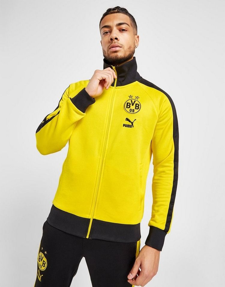 Puma Borussia Dortmund BVB T7 Track Jacket, 男裝, 外套及戶外衣服 - Carousell