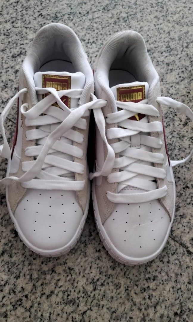 White and rose new arrivals gold pumas