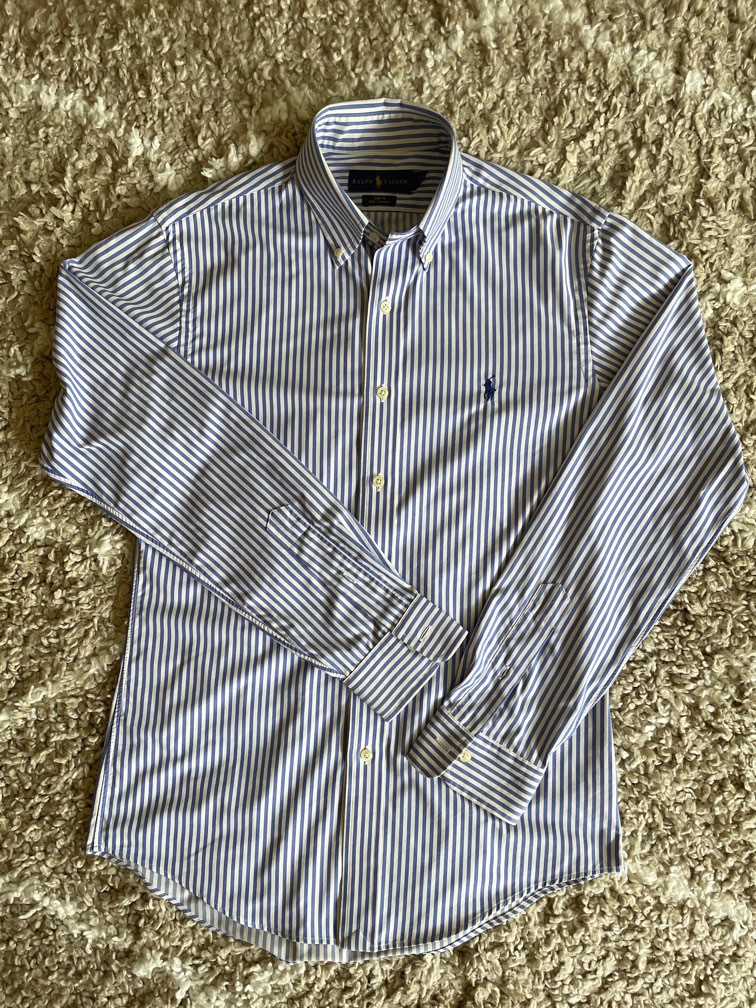Ralph Lauren Striped Shirt Men s Fashion Tops Sets Formal
