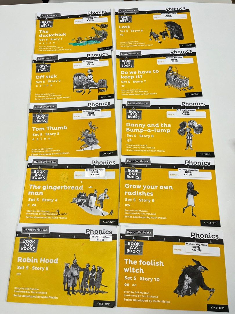 Read Write Inc. Set 5., 興趣及遊戲, 書本 & 文具, 小說 & 故事書 Carousell