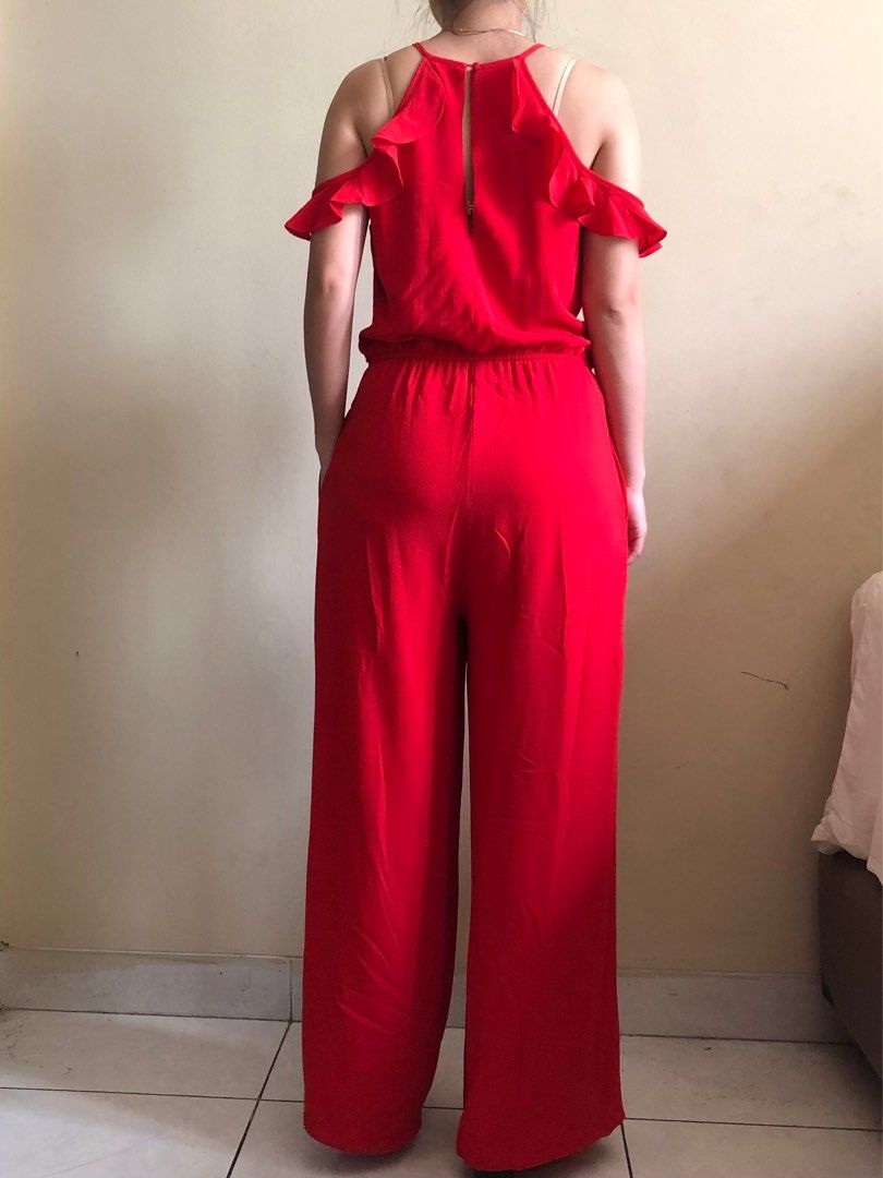 Julia jordan red jumpsuit best sale