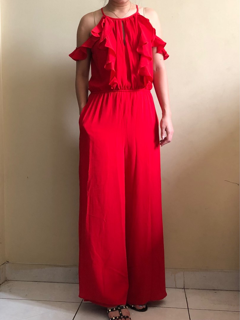 Julia jordan red hot sale jumpsuit