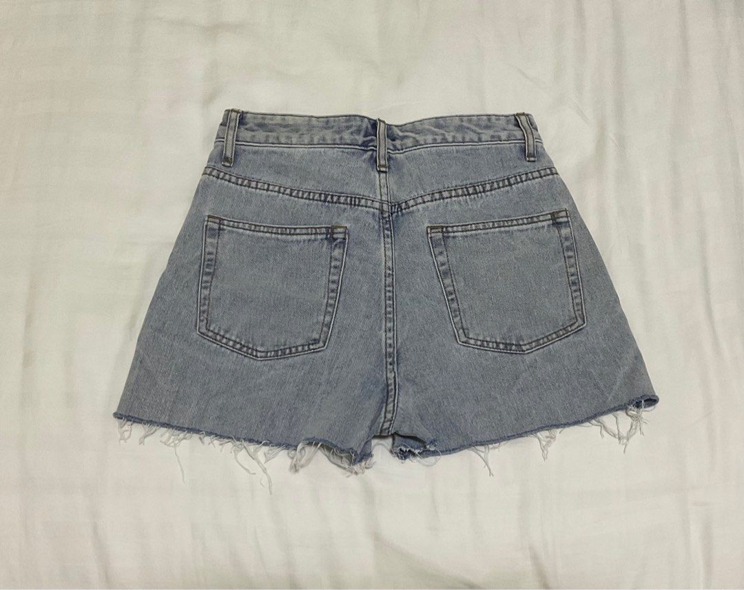 Cute ripped jean shorts sale