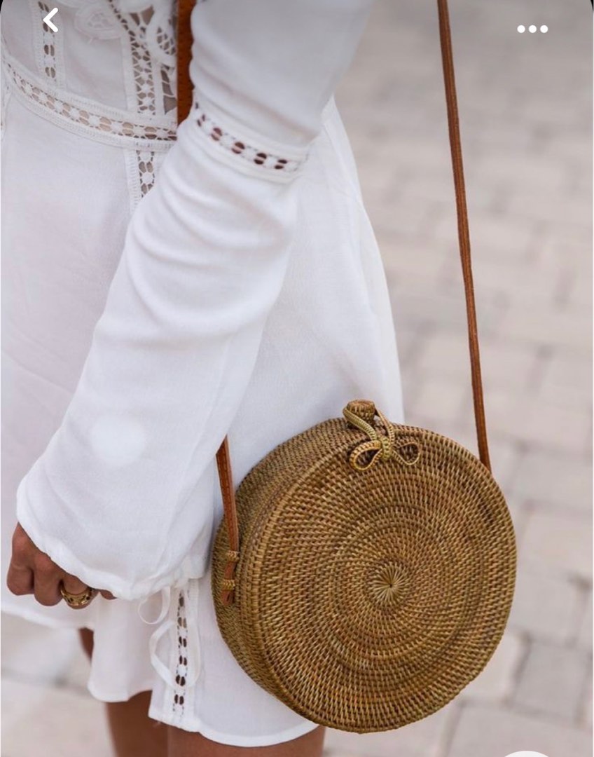 Round Straw Bag Women Woven Beach Crossbody Bag for Ladies Cute Shoulder  Rattan Handmade Knitted Candy Color Small Handbag - AliExpress