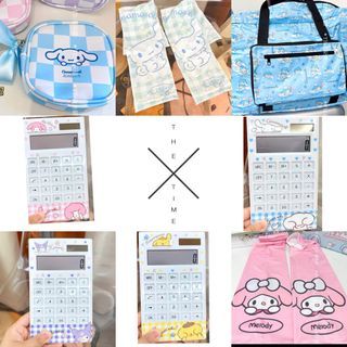 Sanrio character Cinnamonroll melody kuromi calculator pouch glove travel bag