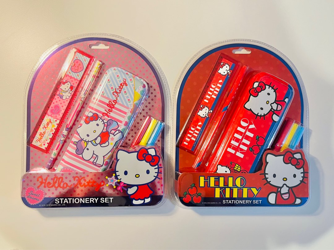 Sanrio Hello Kitty Stationery Set, Hobbies & Toys, Stationery & Craft