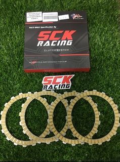 SCK Racing Clutch Plate (one set 4pcs) LC135 4S AUTO WAVE125 SPARK135 4SPEED JUPITER135 4 SPEED